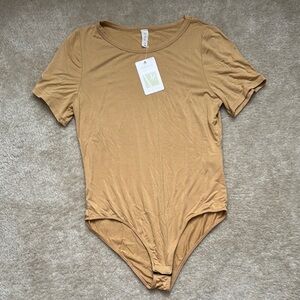 Mittoshop Golden Tan Bamboo Bodysuit NWT Size M